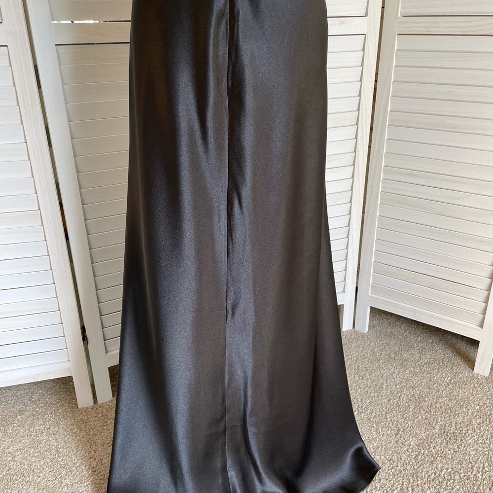 Prom Dress Birdy Grey Women's Size S Black Jay Maxi Adjustable Straps Formal - Picture 13 of 15